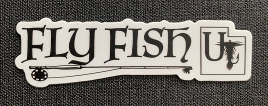 Fly Fish UT Die Cut Sticker