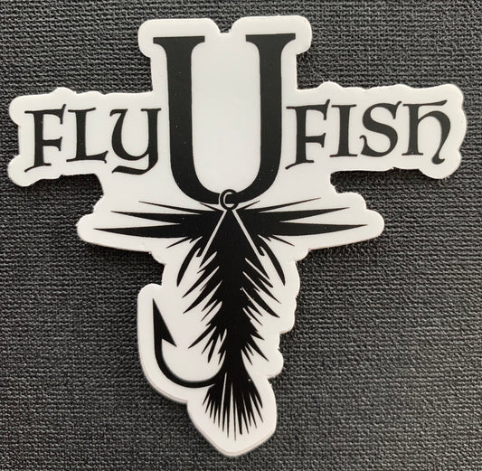 Fly Fish UT Die Cut Sticker