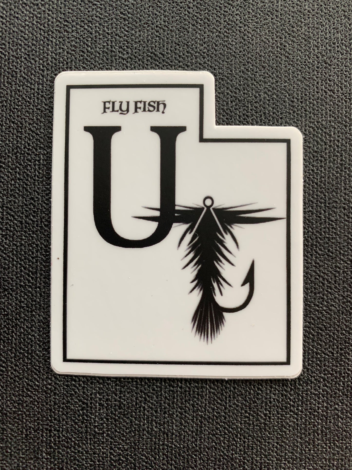 Fly Fish UT Die Cut Sticker