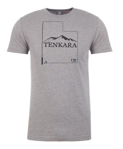 Tenkara Utah Heather Gray Short Sleeve T